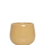 Round Bottom Ceramic Tea Cup 150 ml Beige