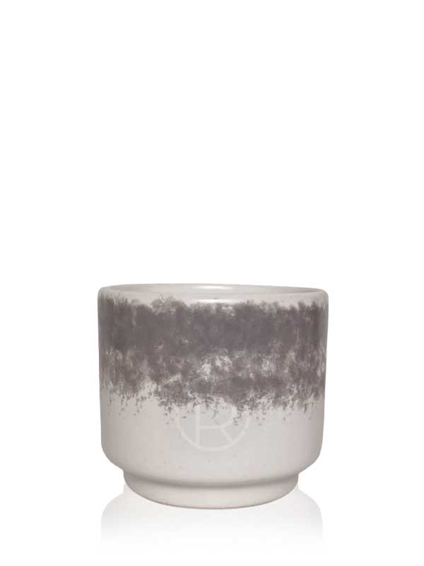 Handmade Ceramic Tea Cup 150 ml Matte Light Grey Speckled