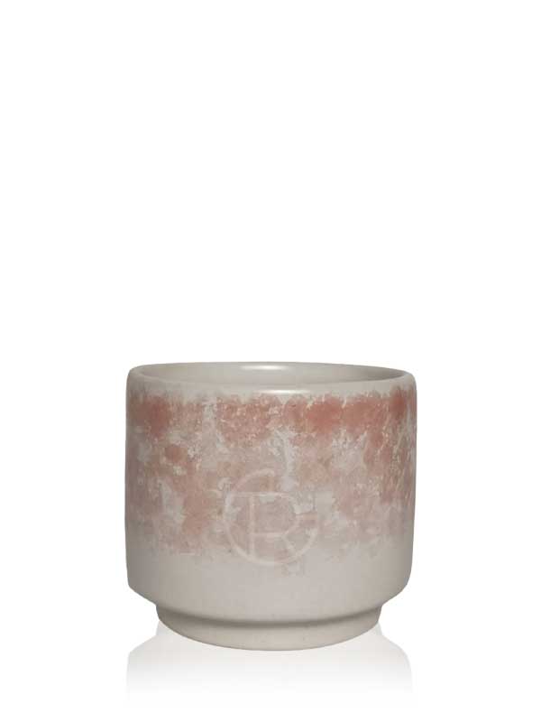 Handmade Ceramic Tea Cup 150 ml Matte Pink Speckled